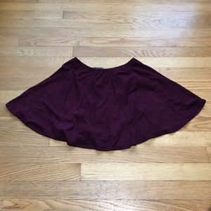 Brandy Melville suede skirt